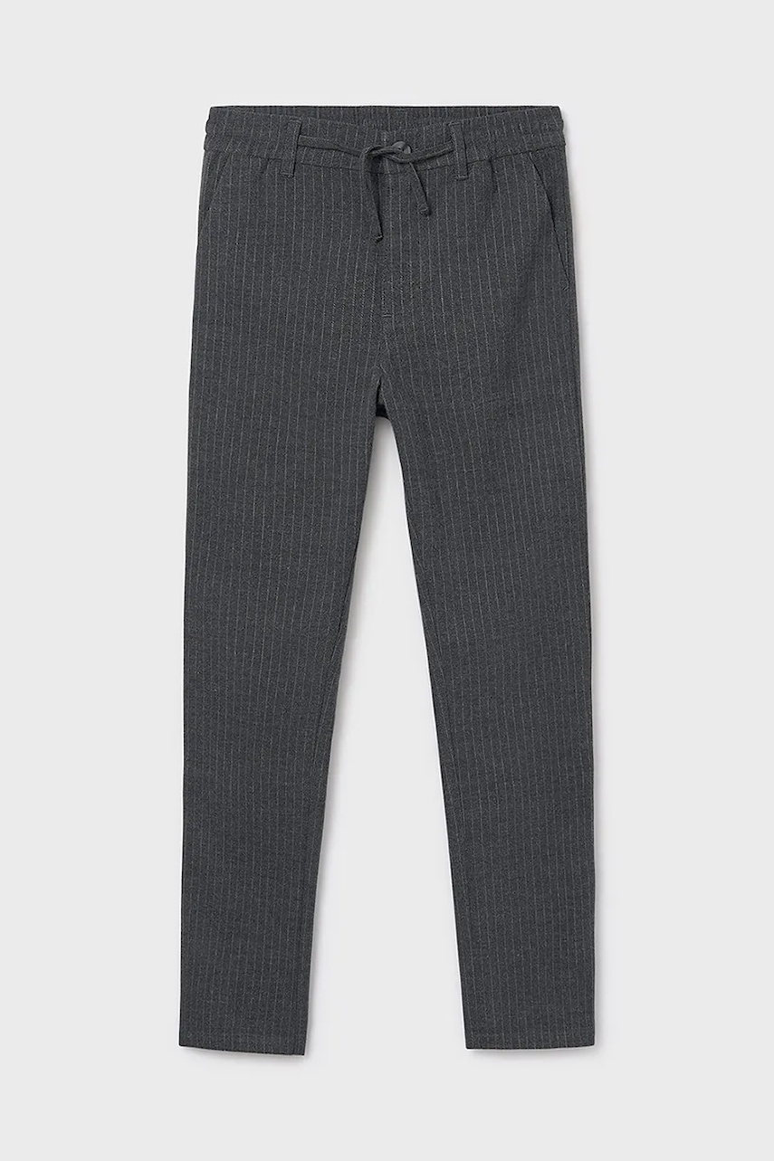 Mayoral pantaloni copii culoarea gri, cu imprimeu, 7567