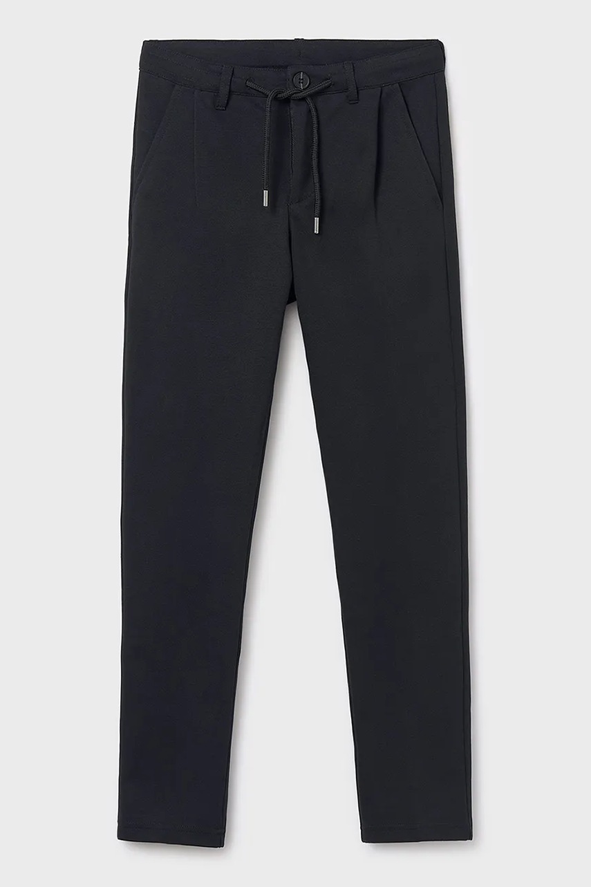 Детские брюки Mayoral цвет чёрный однотонные 7568