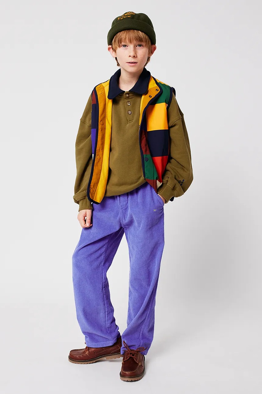 Bobo Choses pantaloni de bumbac pentru copii uni, 225AC083