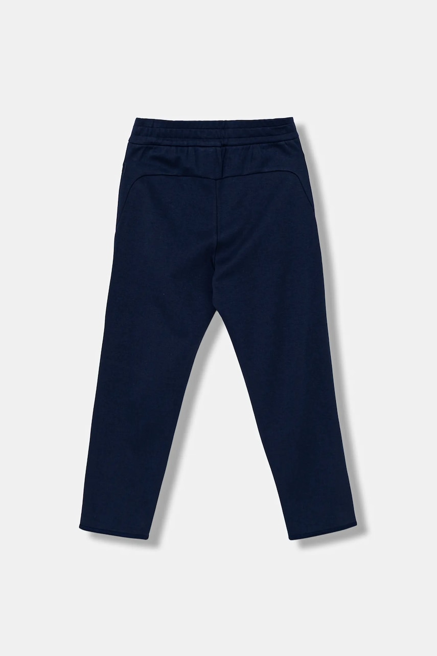 Детские спортивные штаны Emporio Armani цвет синий однотонные EB000556 AF16059 Детские спортивные штаны Emporio Armani цвет синий однотонные EB000556 AF16059