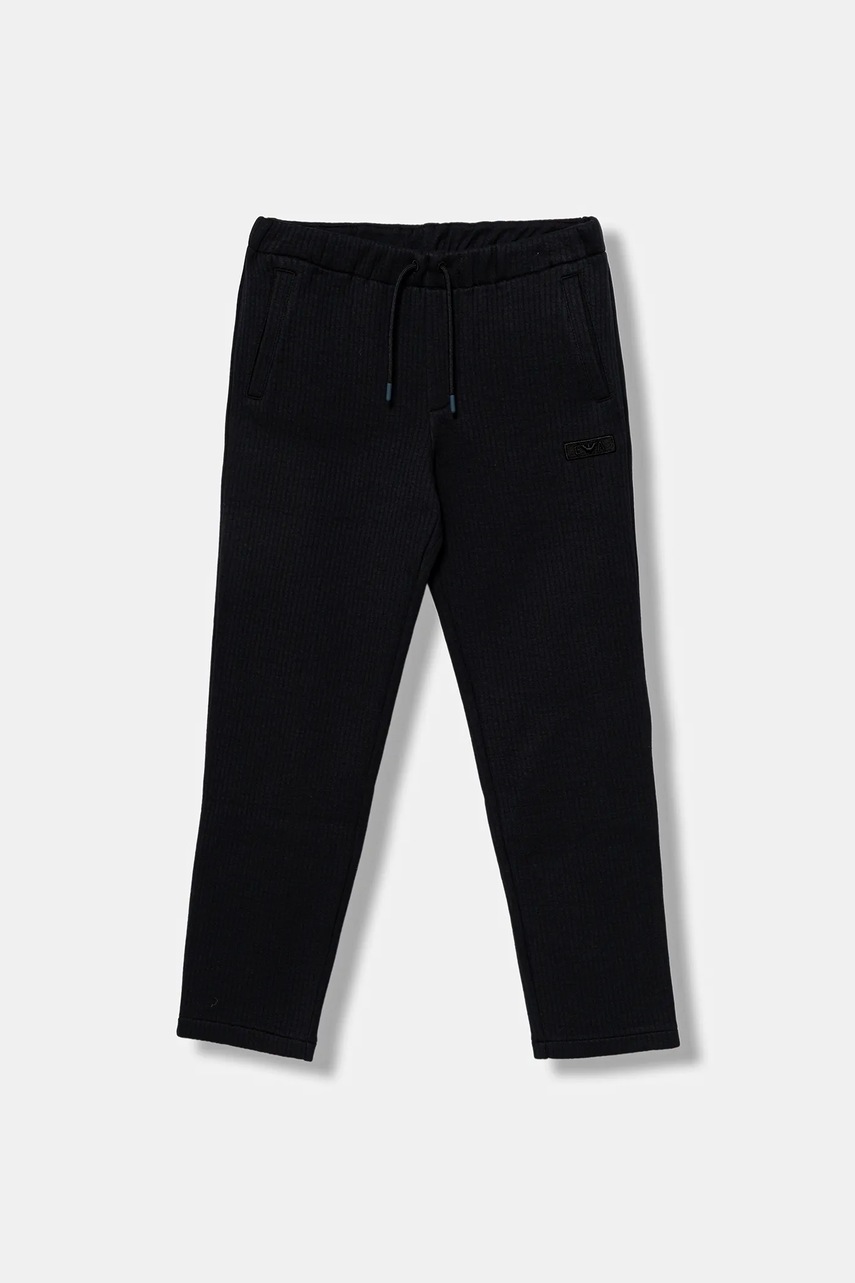 Emporio Armani pantaloni de trening pentru copii culoarea bleumarin, uni, EB000464 AF16392