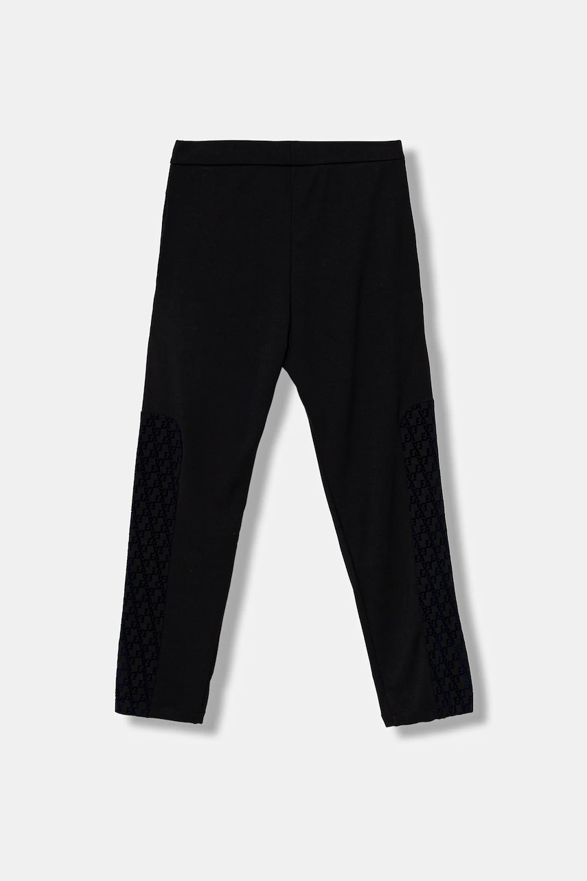 Детские спортивные штаны Emporio Armani цвет синий с аппликацией EB000532 AF16154 Детские спортивные штаны Emporio Armani цвет синий с аппликацией EB000532 AF16154