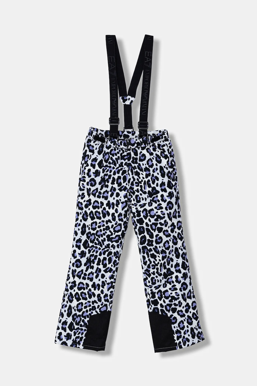 EA7 Emporio Armani pantaloni de schi pentru copii culoarea violet, 7B000115 AF14794