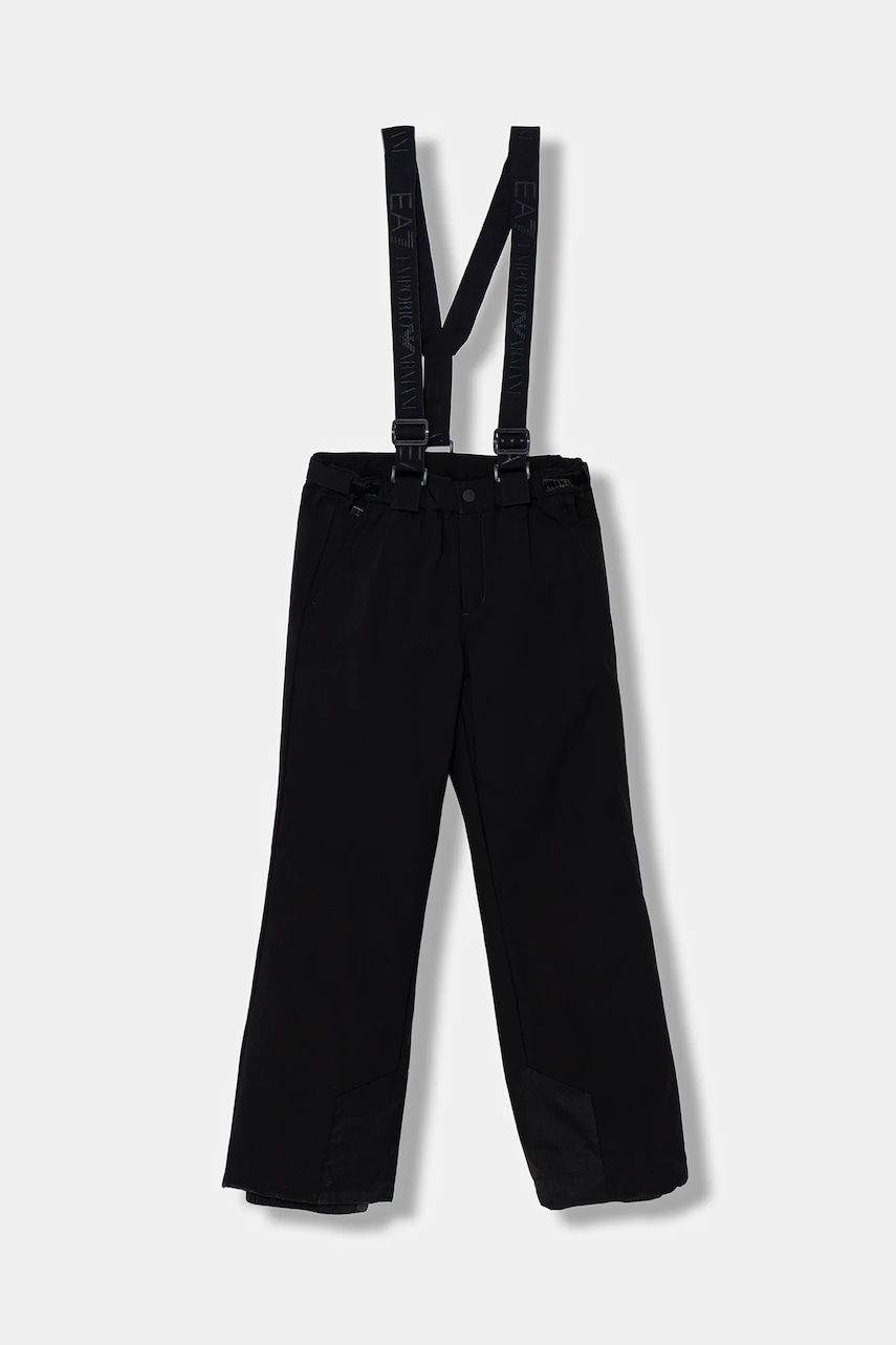 EA7 Emporio Armani pantaloni de schi pentru copii culoarea negru, 7B000115 AF14794