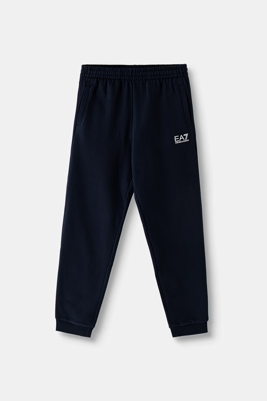 EA7 Emporio Armani pantaloni de trening pentru copii cu bumbac