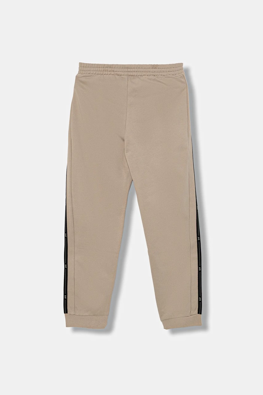 Детские спортивные штаны EA7 Emporio Armani цвет бежевый 7B000194 AF10368 Детские спортивные штаны EA7 Emporio Armani цвет бежевый 7B000194 AF10368