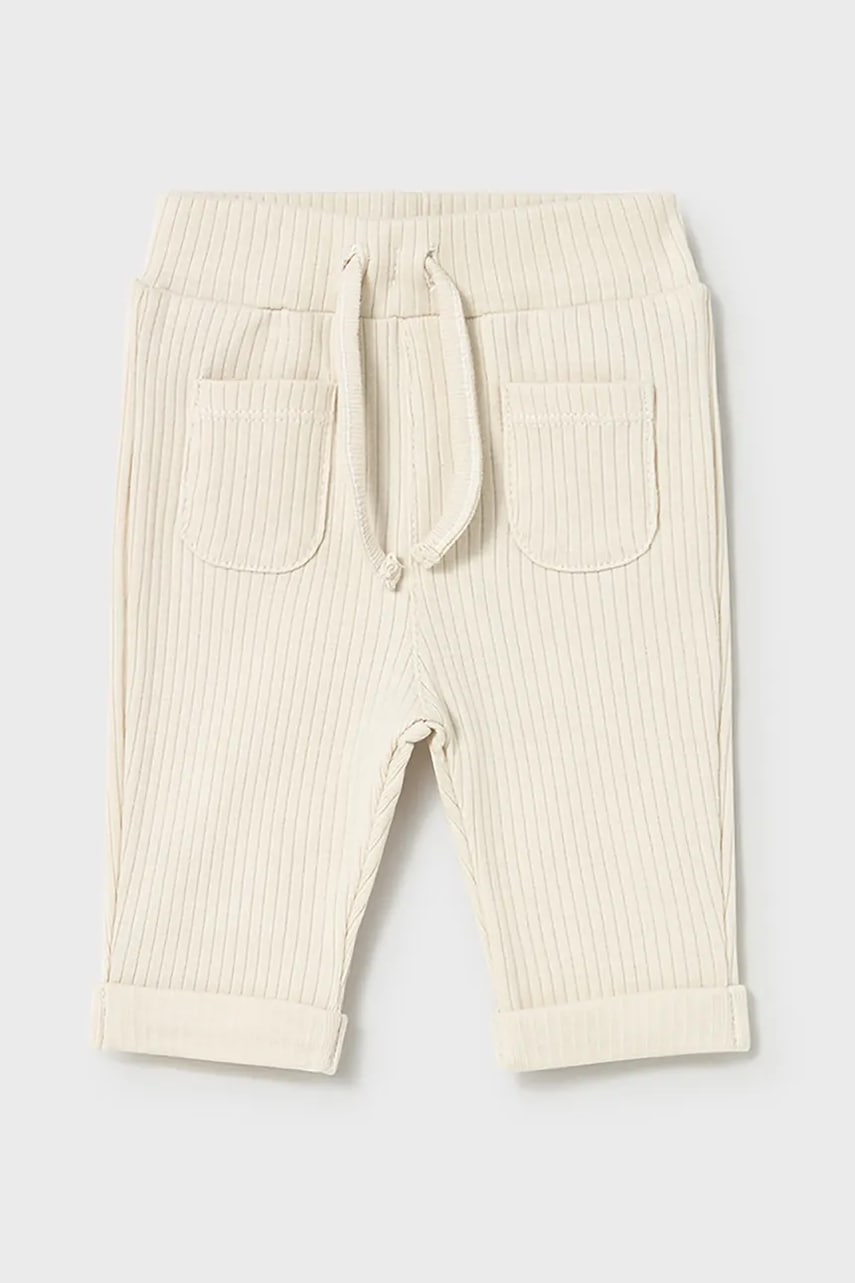Mayoral Newborn pantaloni bebe culoarea bej, 2578