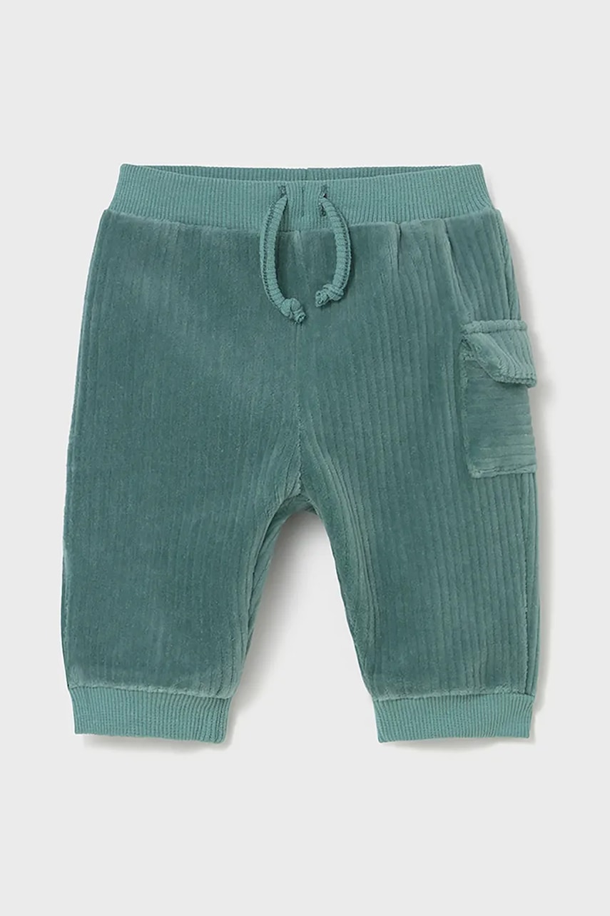 Mayoral Newborn pantaloni bebe culoarea turcoaz, 2587