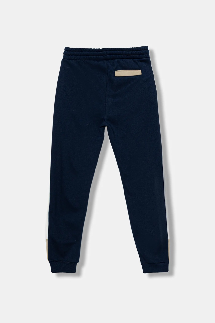 Детские спортивные штаны Guess цвет синий узор L5BQ11 KCKF2