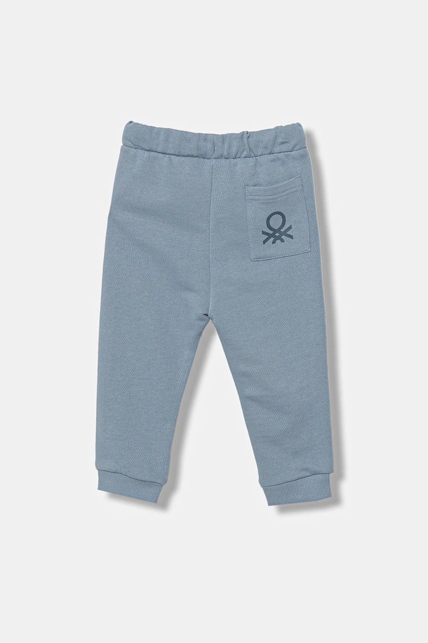 Детские хлопковые штаны United Colors of Benetton однотонные 3J70GF010 Детские хлопковые штаны United Colors of Benetton однотонные 3J70GF010