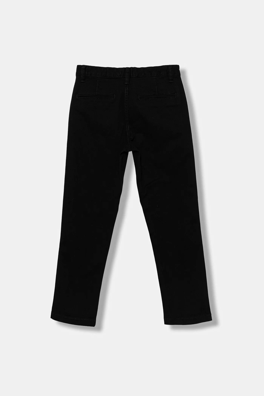 Детские брюки United Colors of Benetton цвет чёрный однотонные 4HM6CF04X Детские брюки United Colors of Benetton цвет чёрный однотонные 4HM6CF04X