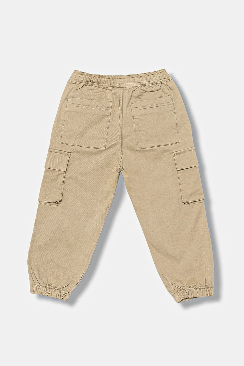 Детские брюки United Colors of Benetton цвет бежевый однотонные 4HM6GF01Z