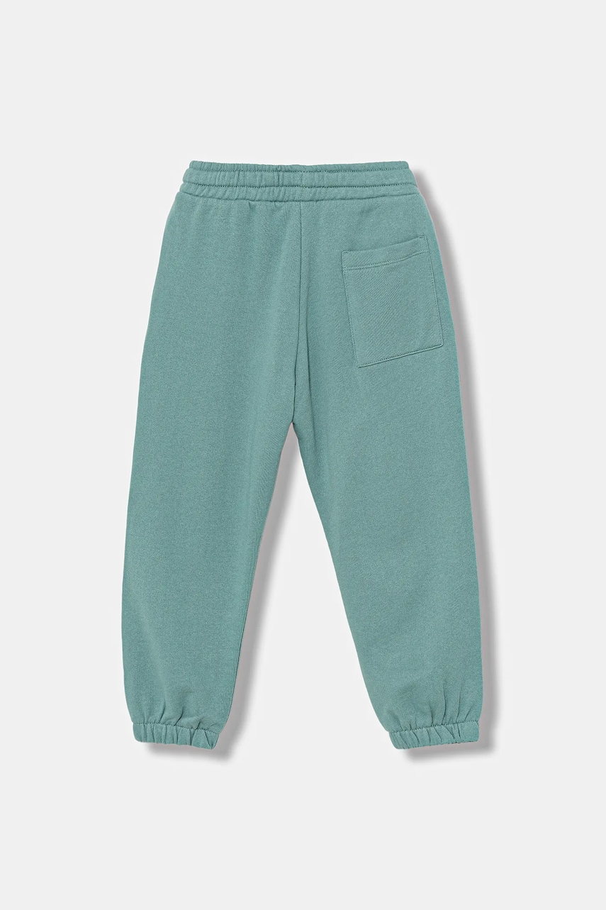 Детские хлопковые штаны United Colors of Benetton цвет бирюзовый узор 3J68GF04Z Детские хлопковые штаны United Colors of Benetton цвет бирюзовый узор 3J68GF04Z