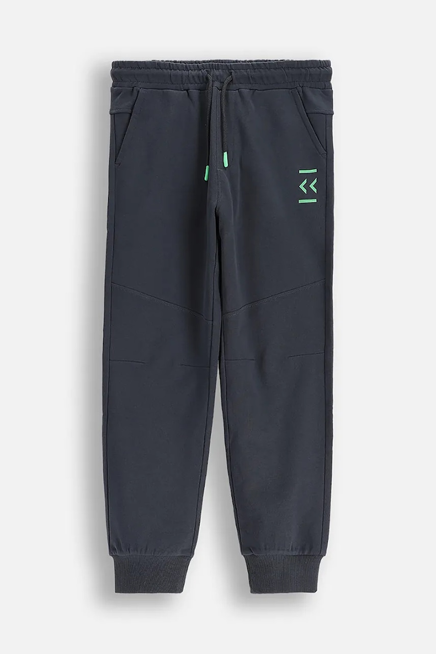 Coccodrillo pantaloni de trening din bumbac pentru copii culoarea gri, cu imprimeu, EVERYDAY BOY A