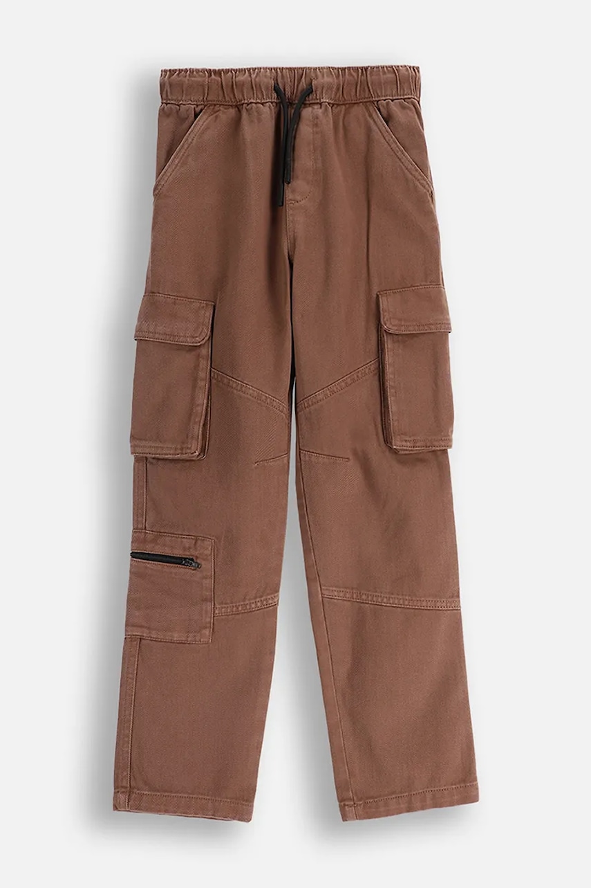 Coccodrillo pantaloni culoarea maro, CITY RACING BOY JUNIOR
