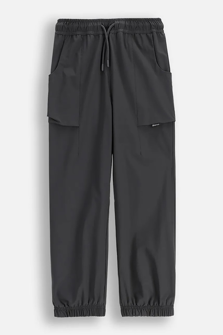 Coccodrillo pantaloni copii culoarea gri, uni, YETI BOY JUNIOR
