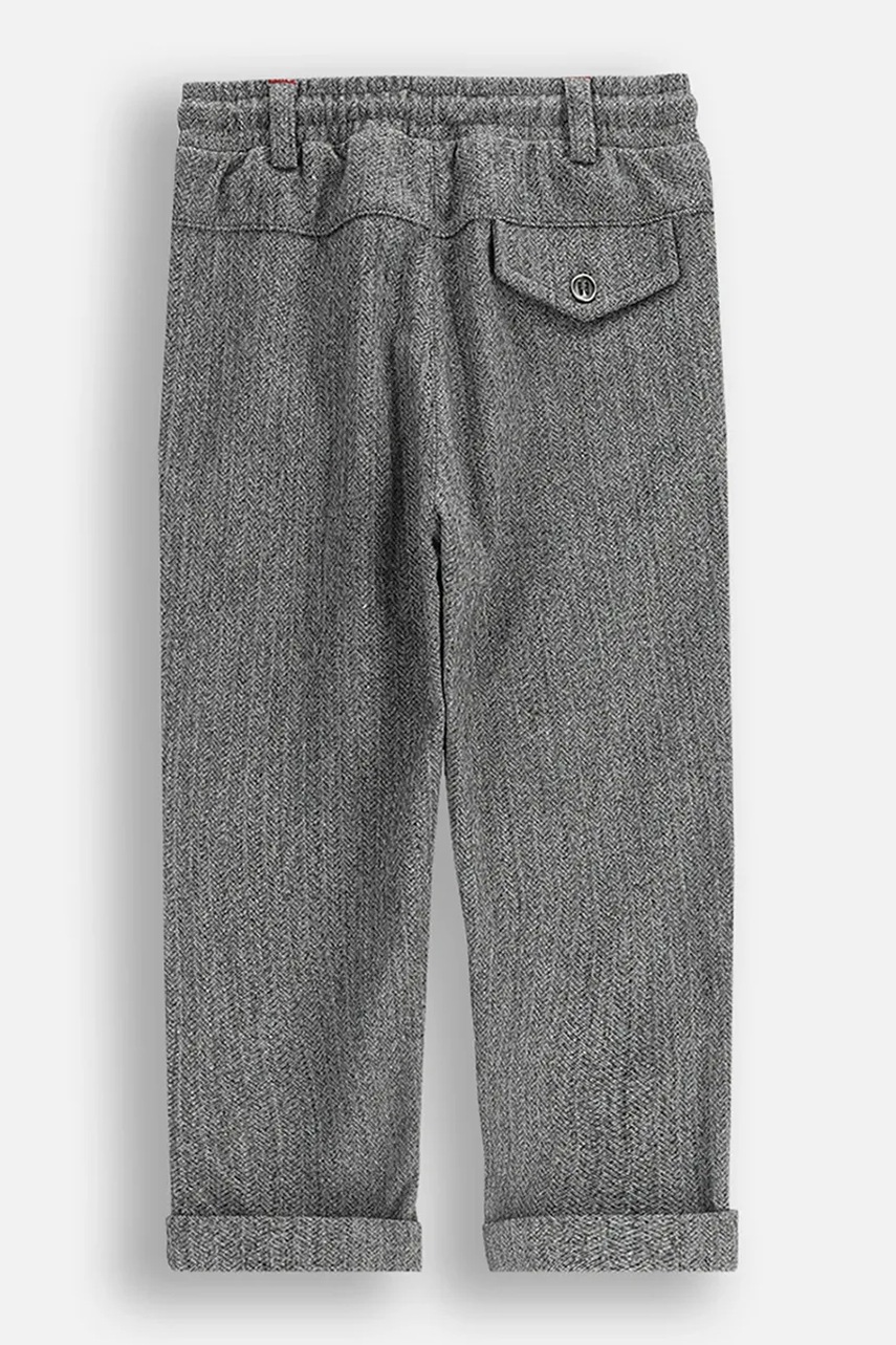 Брюки для младенцев Coccodrillo цвет серый узор ELEGANT BABY BOY