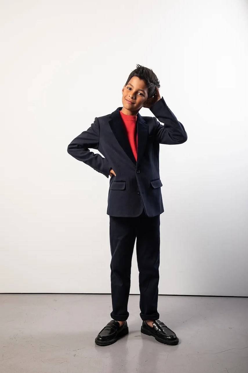 Coccodrillo pantaloni de bumbac pentru copii ELEGANT JUNIOR BOY