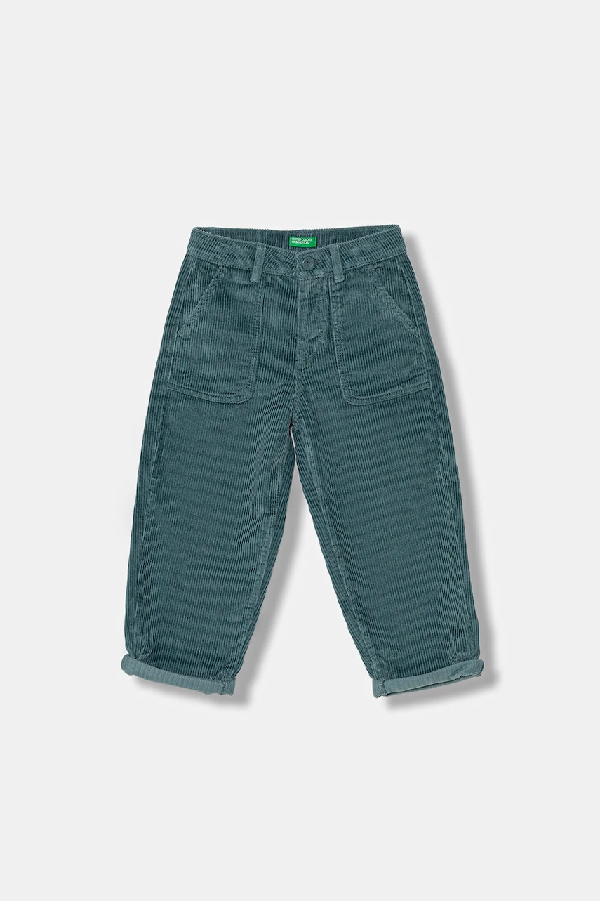 United Colors of Benetton pantaloni din catifea pentru copii