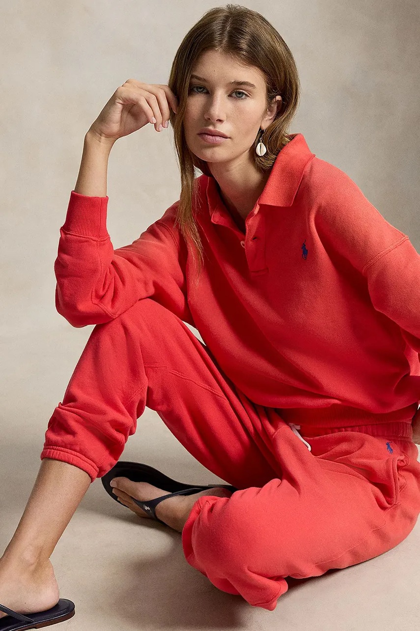 Polo Ralph Lauren teplákové nohavice dámske s bavlnou