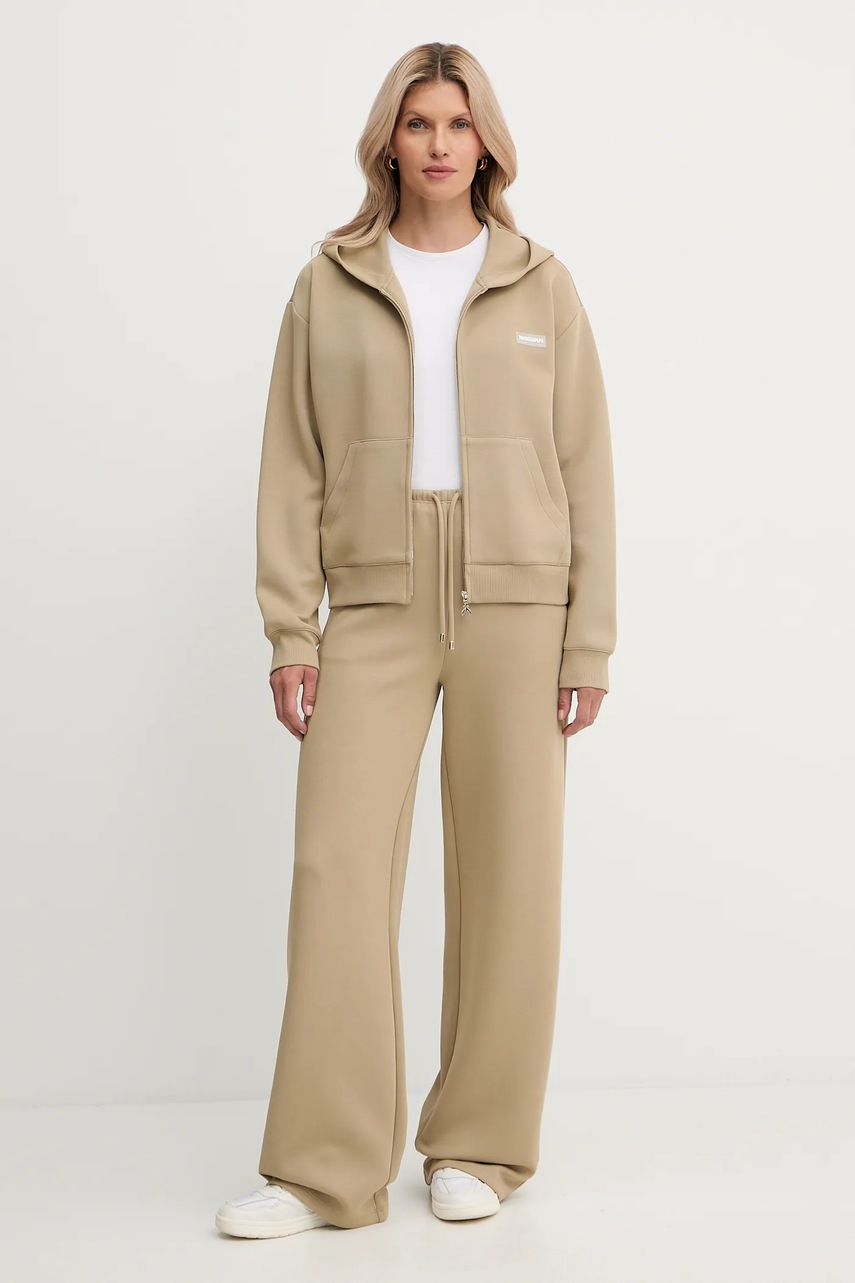 Спортивные штаны Patrizia Pepe цвет зелёный однотонные 8P0725 J305