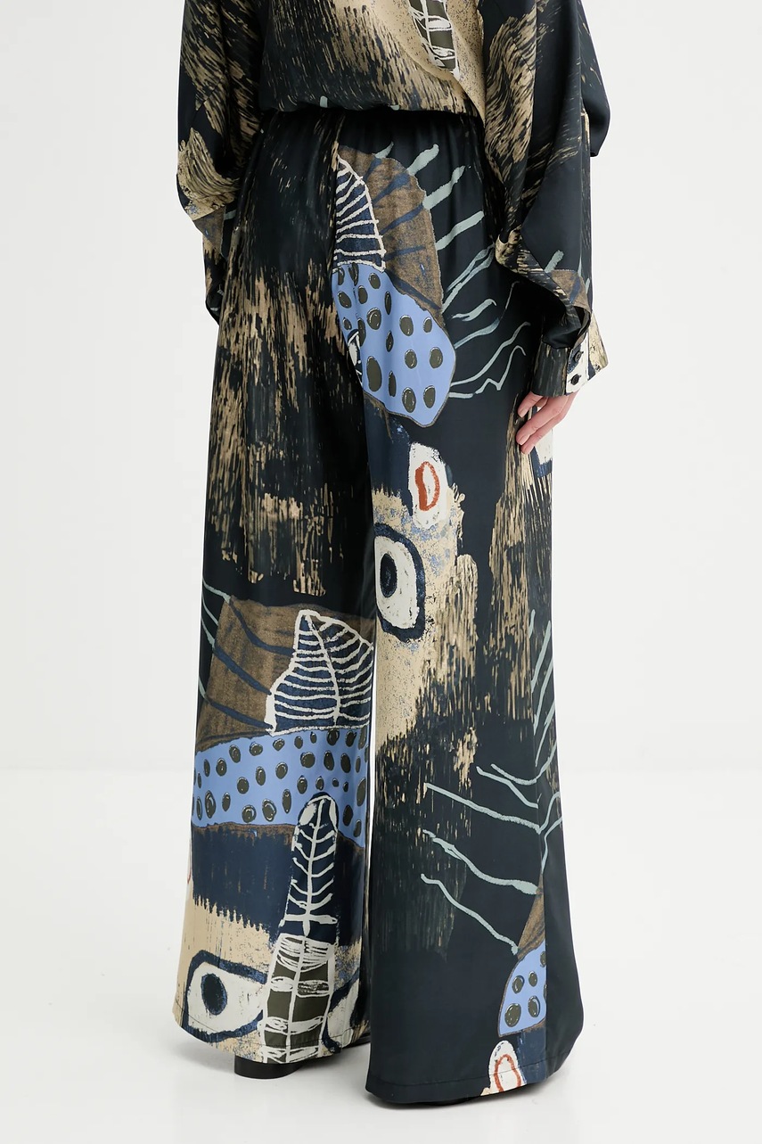 Hedvábné kalhoty MUNTHE ARUM (obrázek 3)