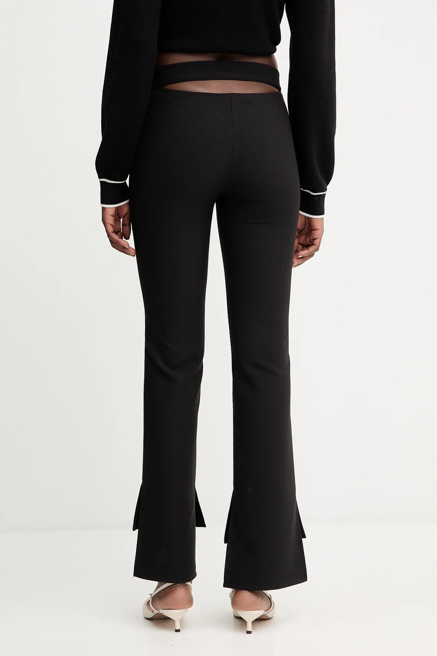 Παντελόνι Simona Corsellini χρώμα: μαύρο, A25CPPA00701 φωτογραφία