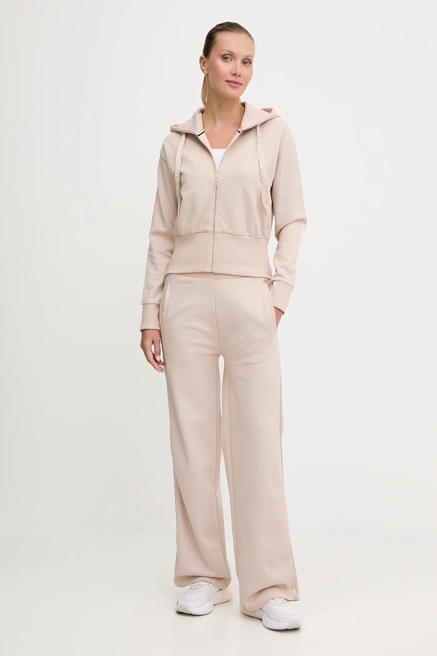 Штаны лаунж BOSS цвет бежевый однотонные 50545655