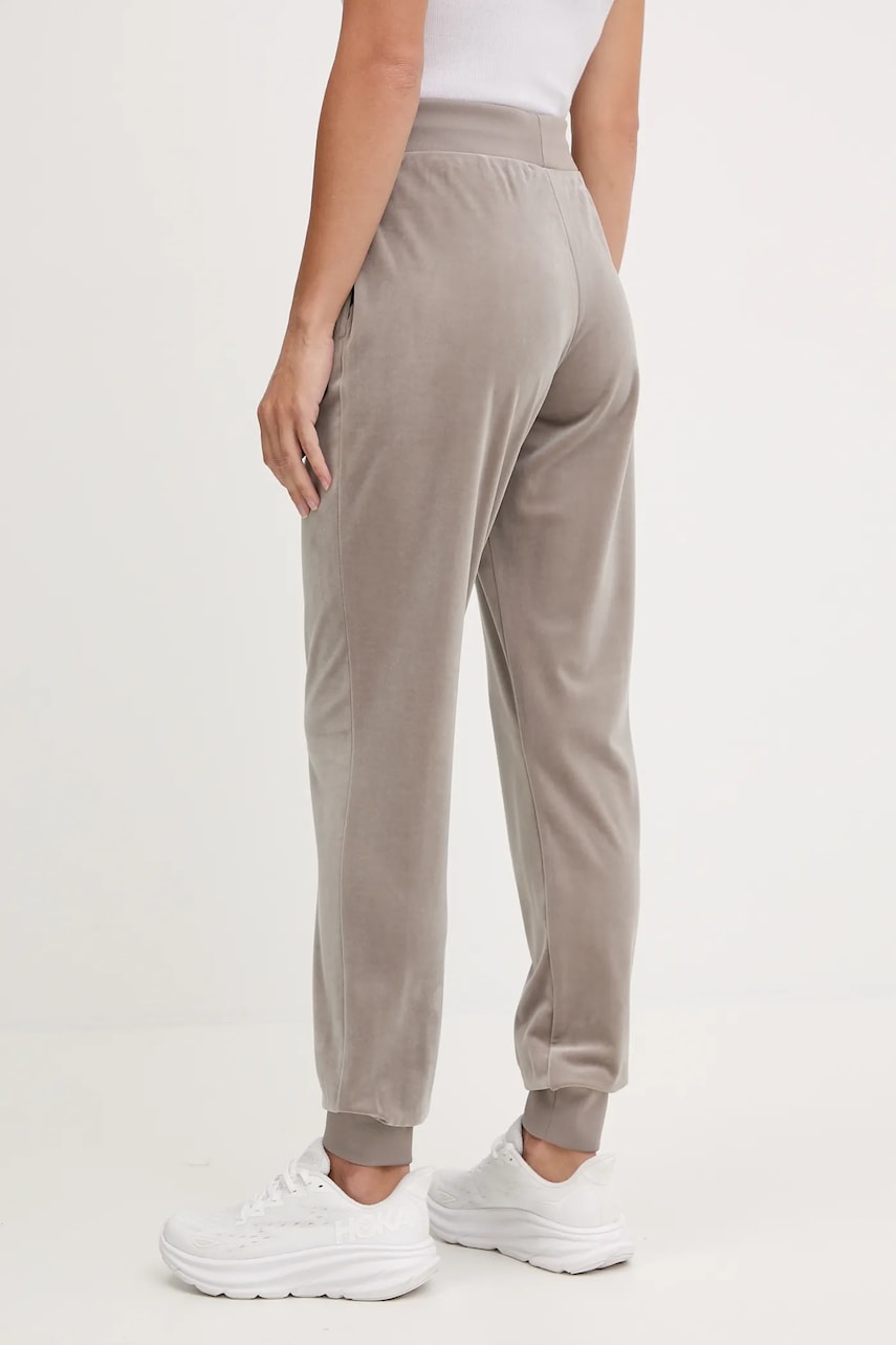 Velurové teplákové kalhoty Guess COUTURE