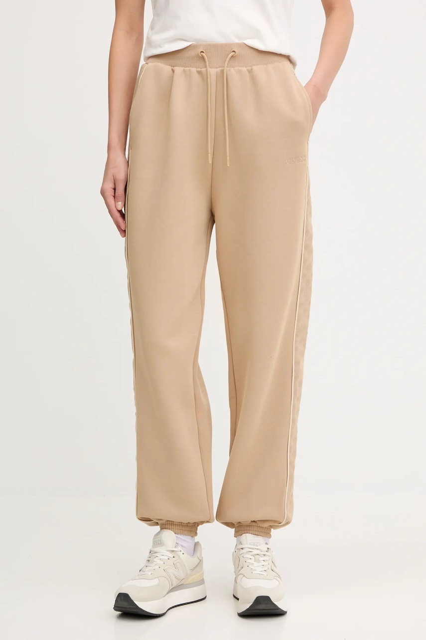 Dětské tepláky Guess MARYELLA dámské, béžová barva, V5YB02 KB3P2