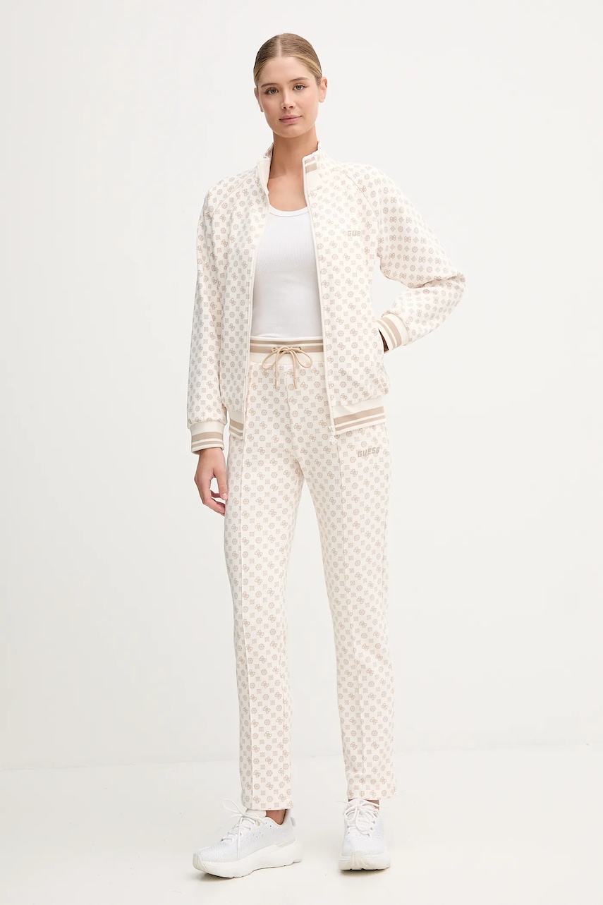 Спортивные штаны Guess NEW AGGIE цвет бежевый узор V5YB20 KB212 Спортивные штаны Guess NEW AGGIE цвет бежевый узор V5YB20 KB212