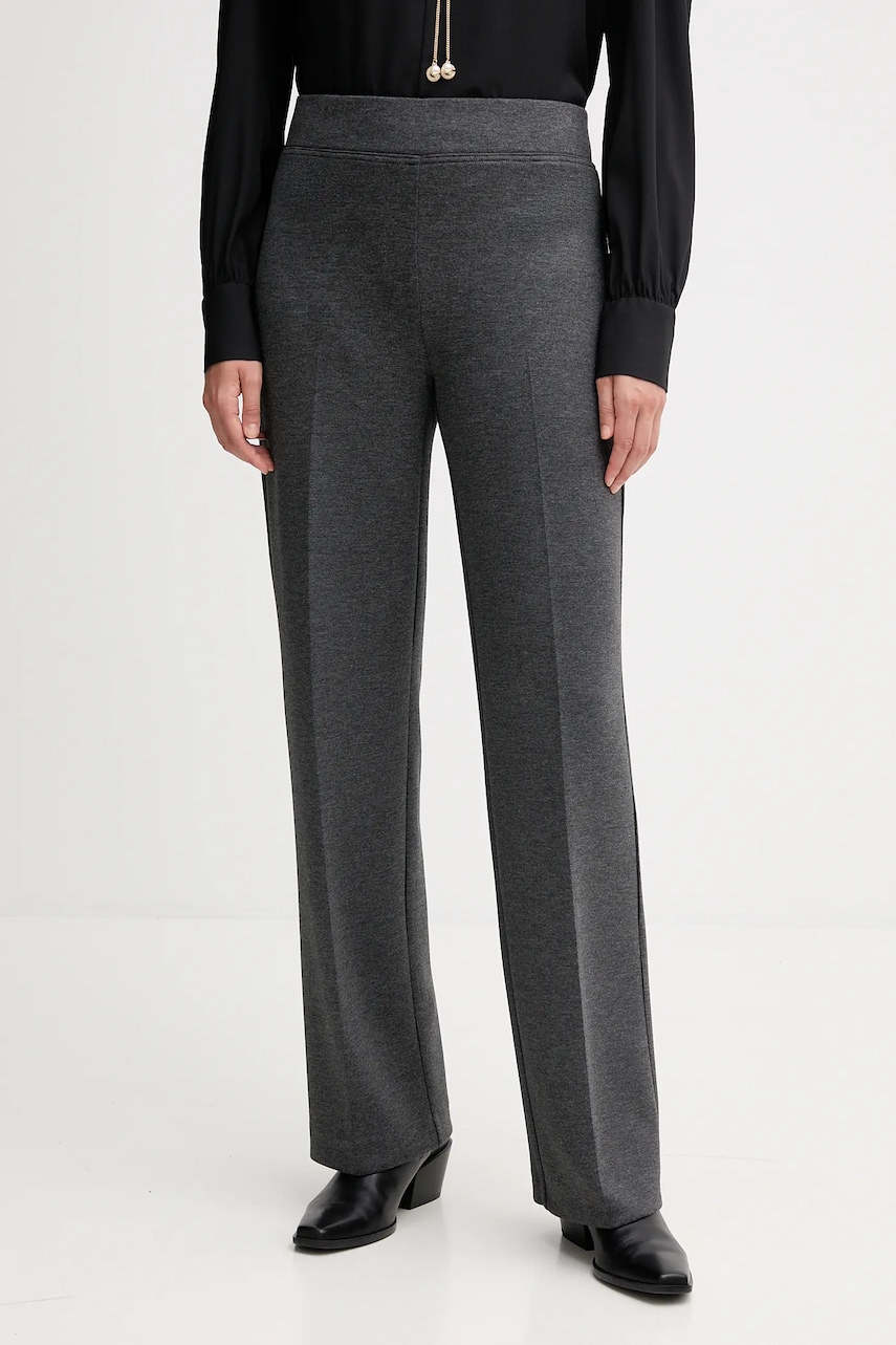 Joseph Ribkoff pantaloni culoarea gri, drept, high waist, 253300