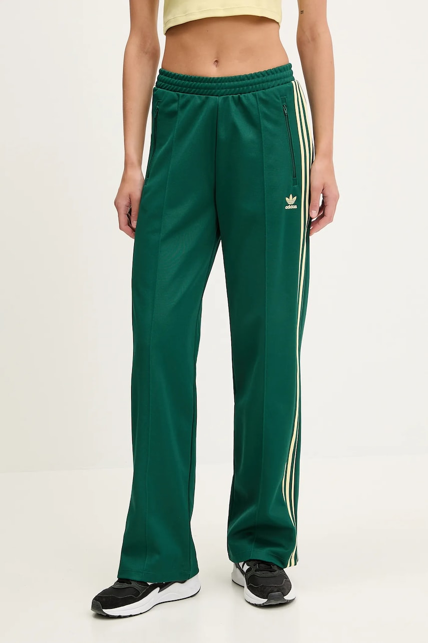 adidas Originals pantaloni de trening Beckenbauer culoarea verde, cu imprimeu, IT9867
