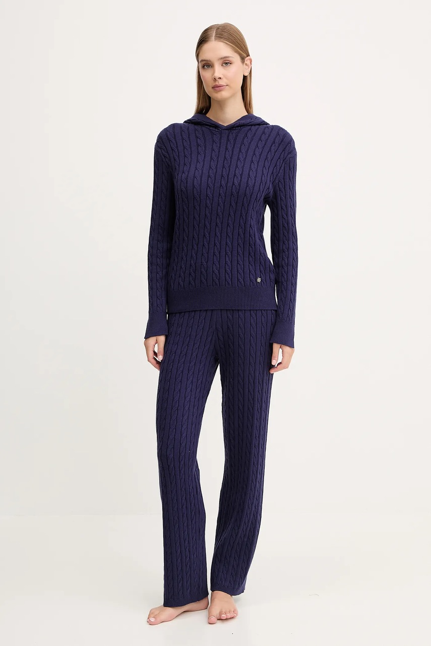 Спортивные штаны Chantelle TWIST цвет фиолетовый однотонные C1A2E0