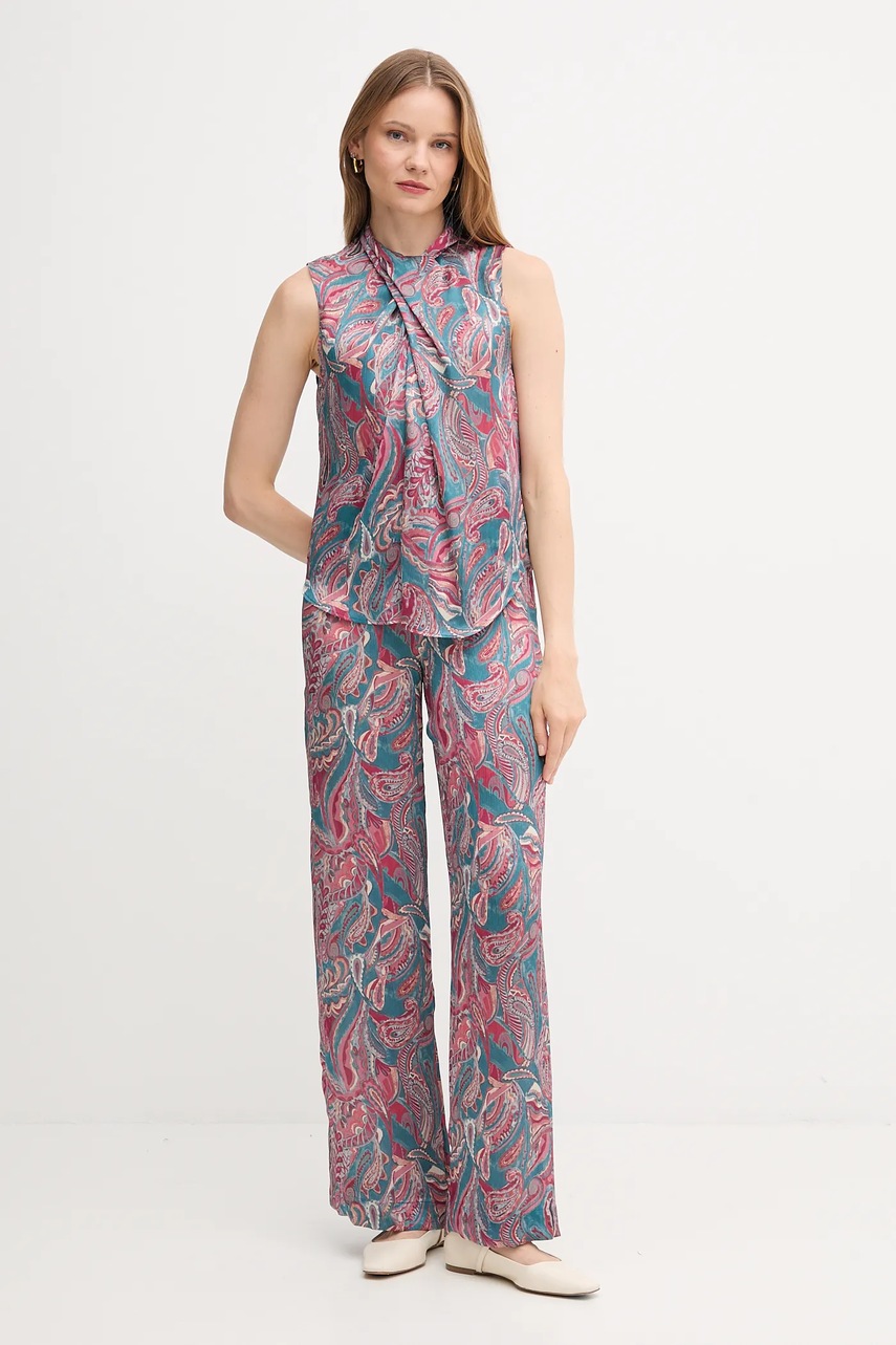 Брюки Hoss Intropia прямые высокая посадка 6542825