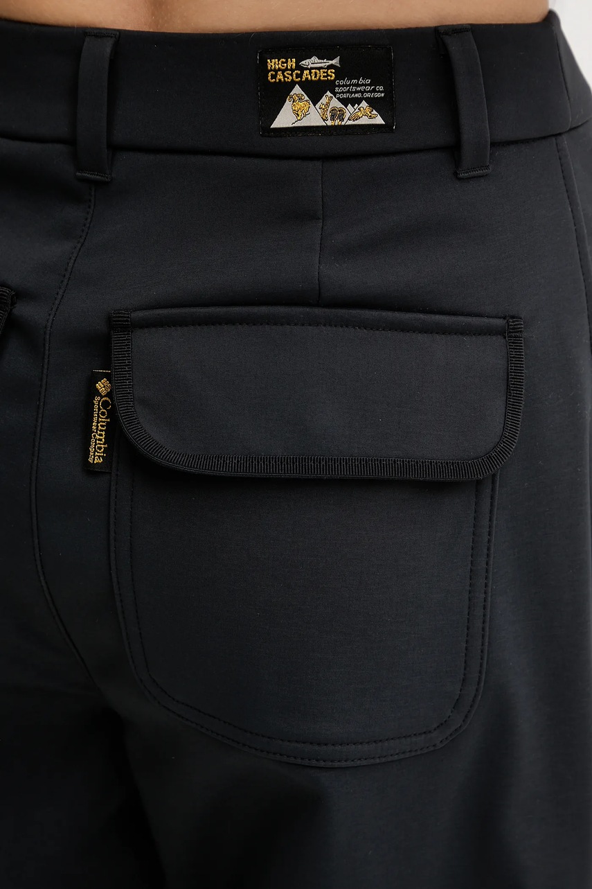 Παντελόνι εξωτερικού χώρου Columbia High Cascades χρώμα: μαύρο, 2136431 φωτογραφία