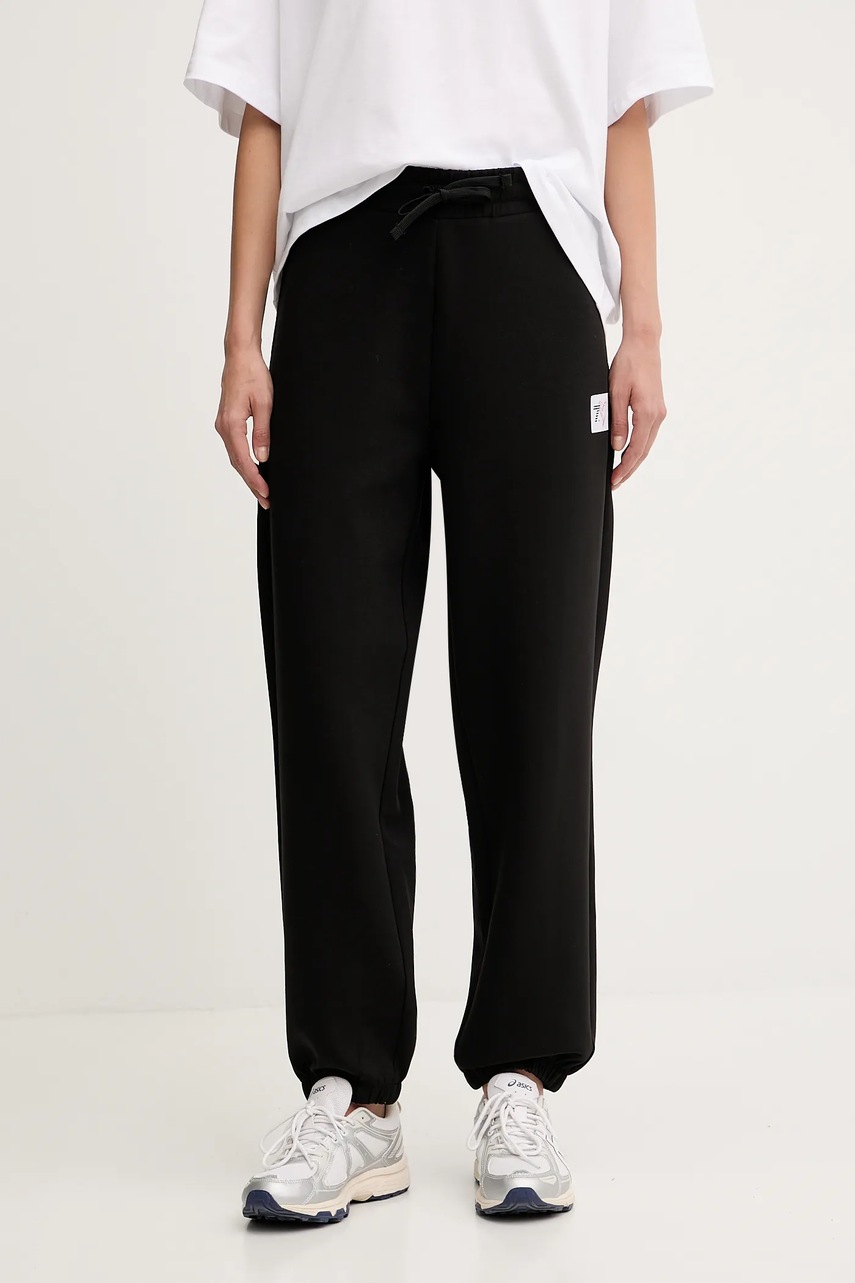 Levně Tepláky EA7 Emporio Armani černá barva, AF12116.7X000251
