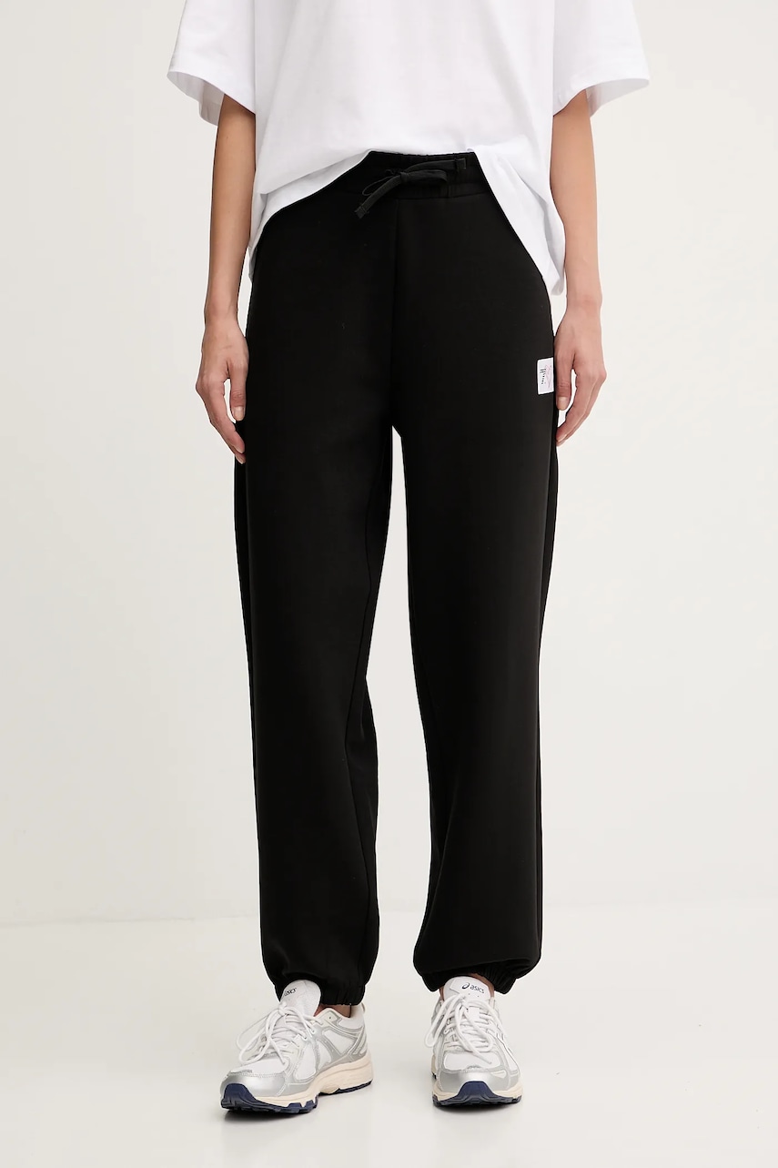 EA7 Emporio Armani pantaloni de trening culoarea negru, uni, AF12116.7X000251