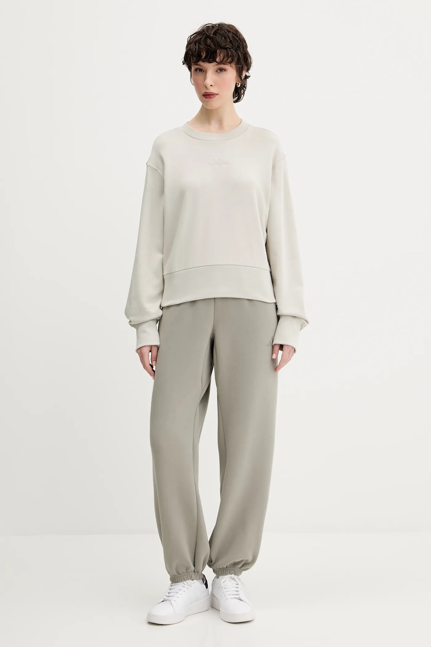 Спортивные штаны adidas All SZN цвет зелёный однотонные JW5074 Спортивные штаны adidas All SZN цвет зелёный однотонные JW5074