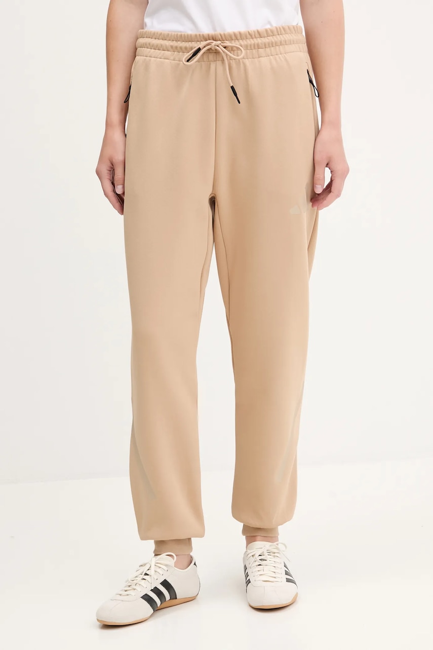 adidas pantaloni de trening x Z.N.E culoarea verde, cu imprimeu, JW7739
