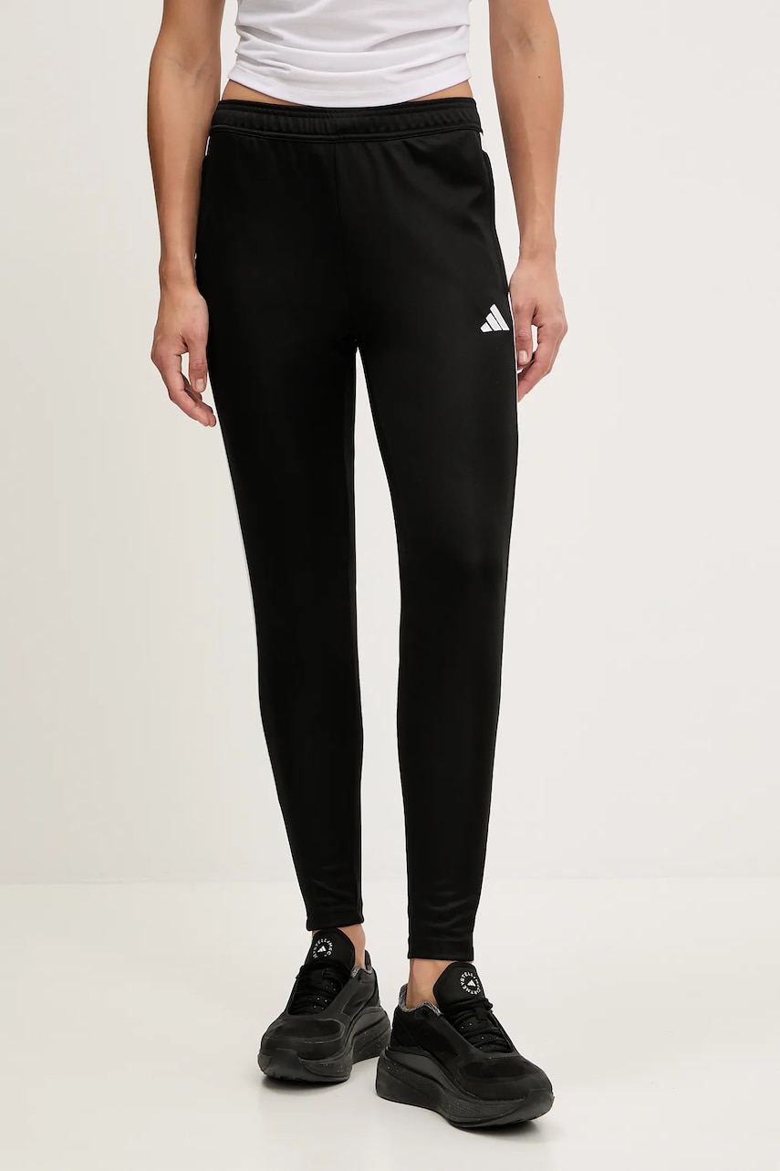 adidas Performance pantaloni de trening Tiro Essentials culoarea negru, cu imprimeu, JP2530