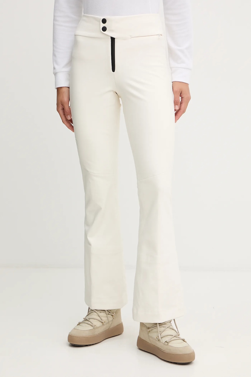 The North Face pantaloni de schi Snoga culoarea bej, NF0A87X33IE1