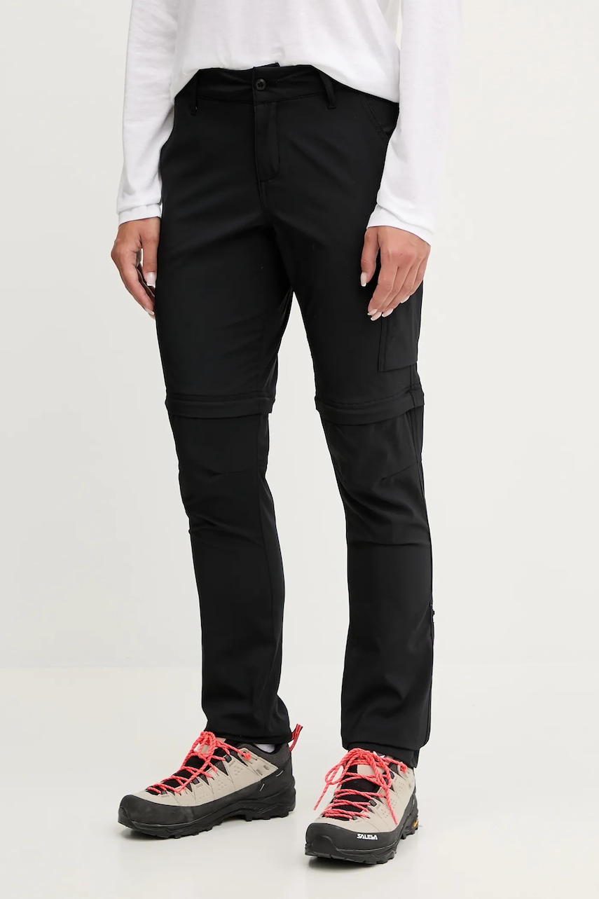 Columbia pantaloni de exterior Silver Ridge culoarea negru, 2037616