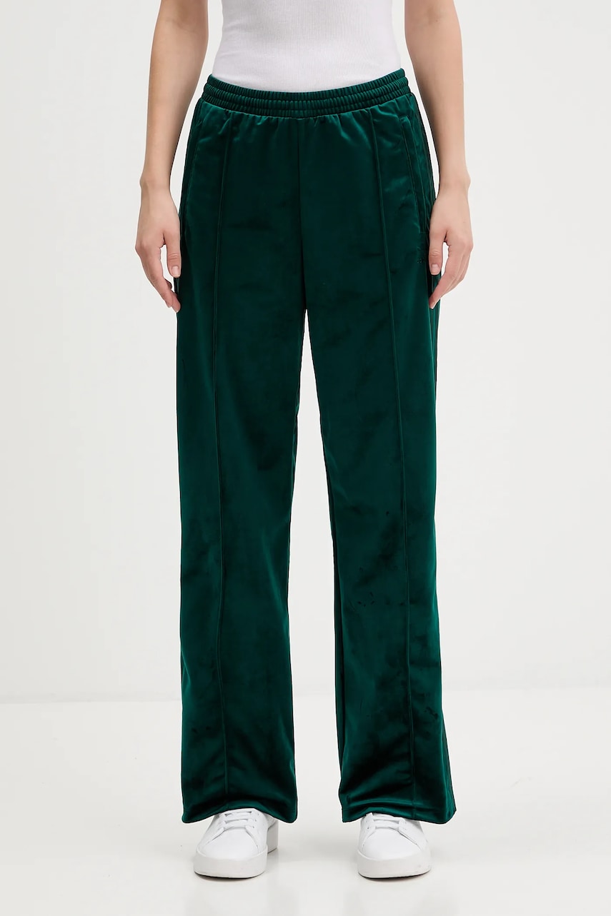 adidas Originals pantaloni de trening din velur Velvet Tp cu imprimeu, JV7509