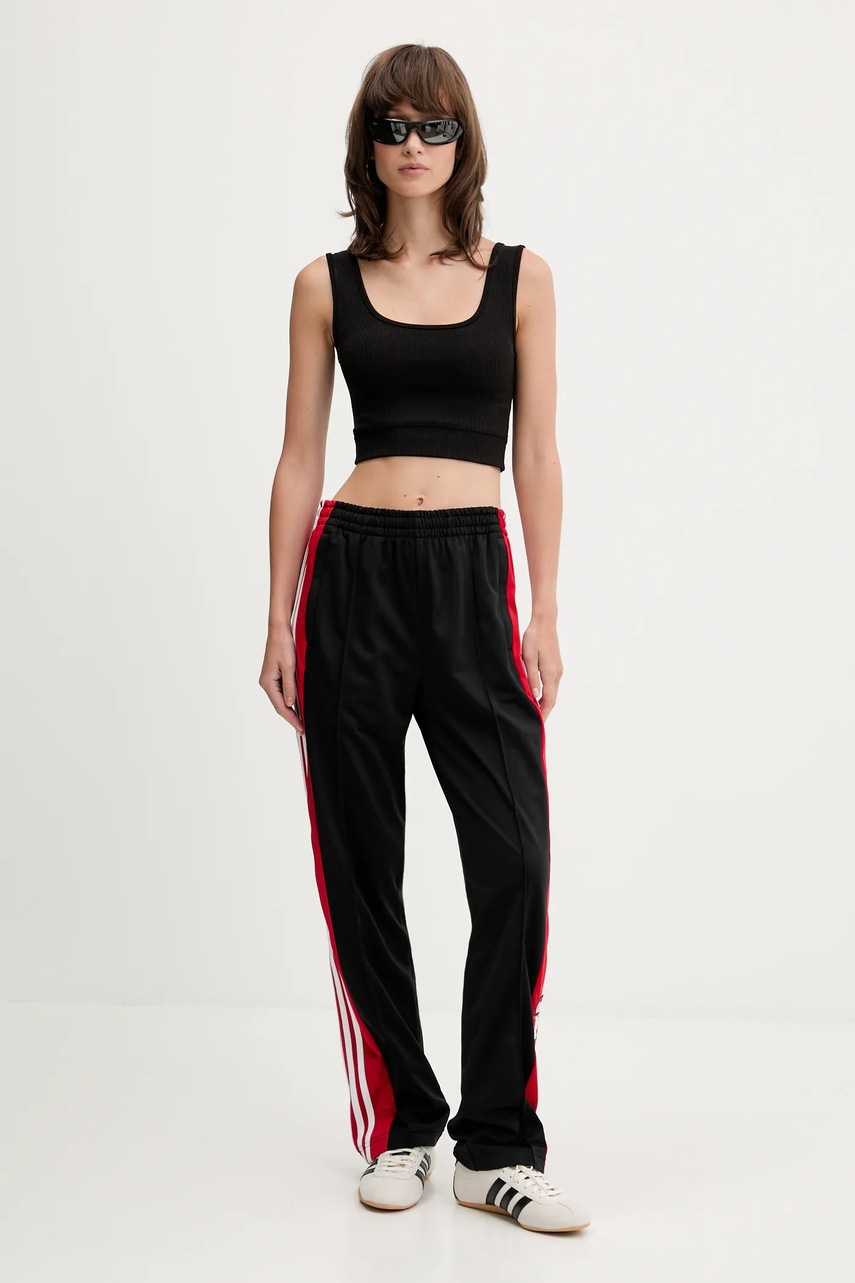 Спортивные штаны adidas Originals Adibreak Pt цвет чёрный с аппликацией JV8554