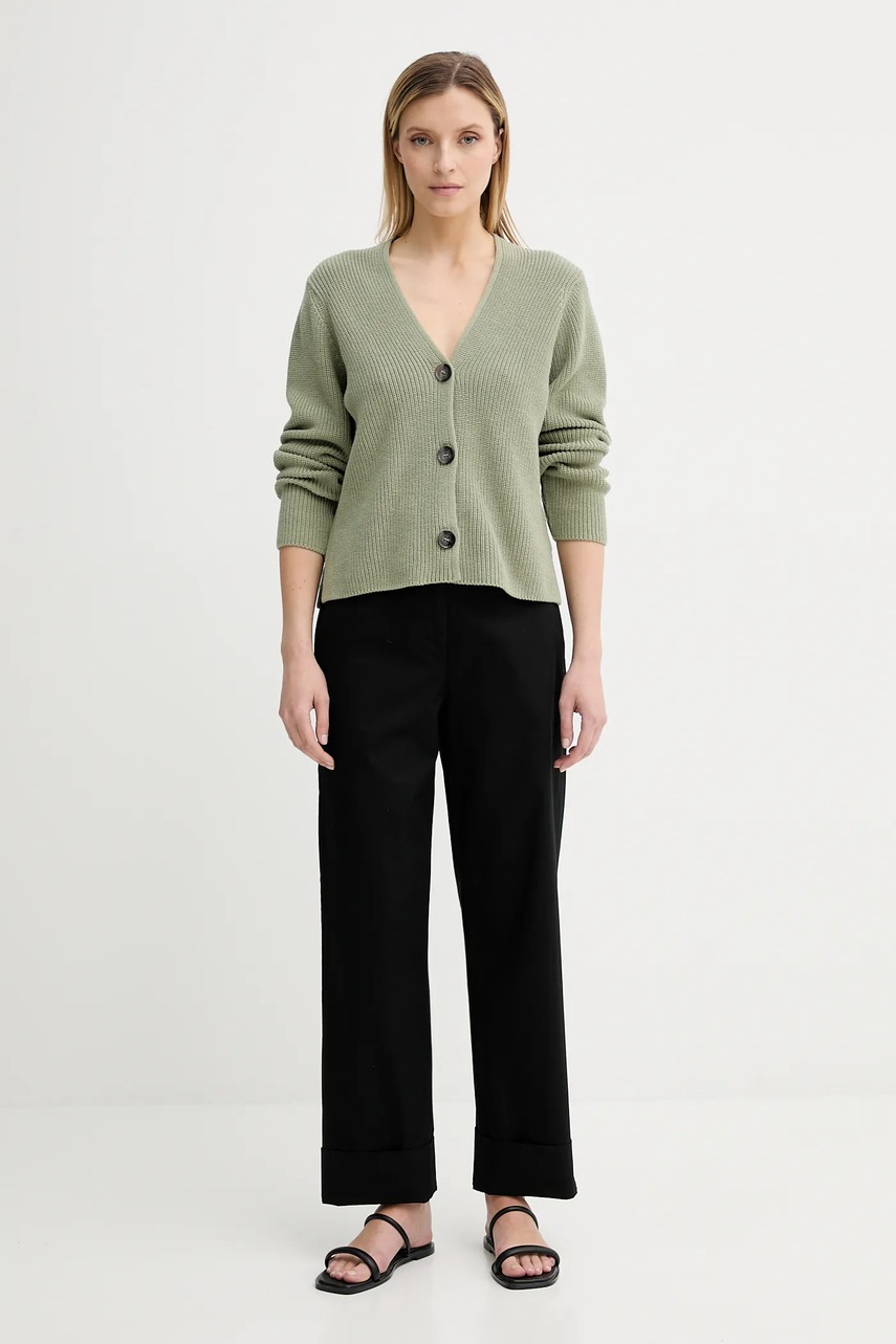 Брюки Marc OPolo цвет чёрный широкие высокая посадка 506034110243