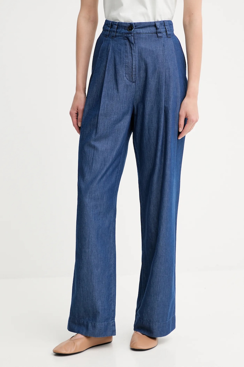 Marc O'Polo pantaloni lat, high waist, 506089110123