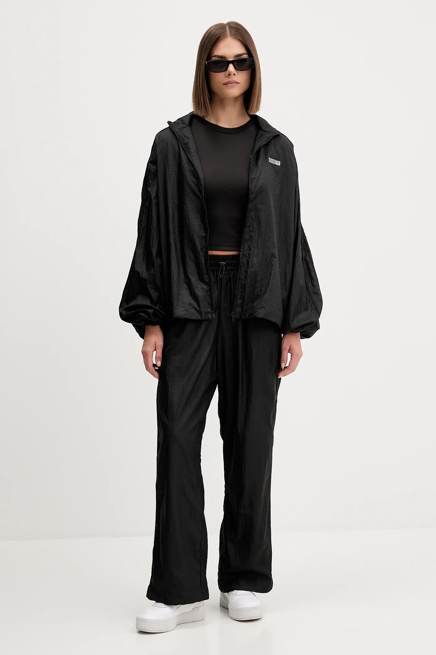 Спортивные штаны Puma PUMA x ROSÉ цвет чёрный однотонные 633796