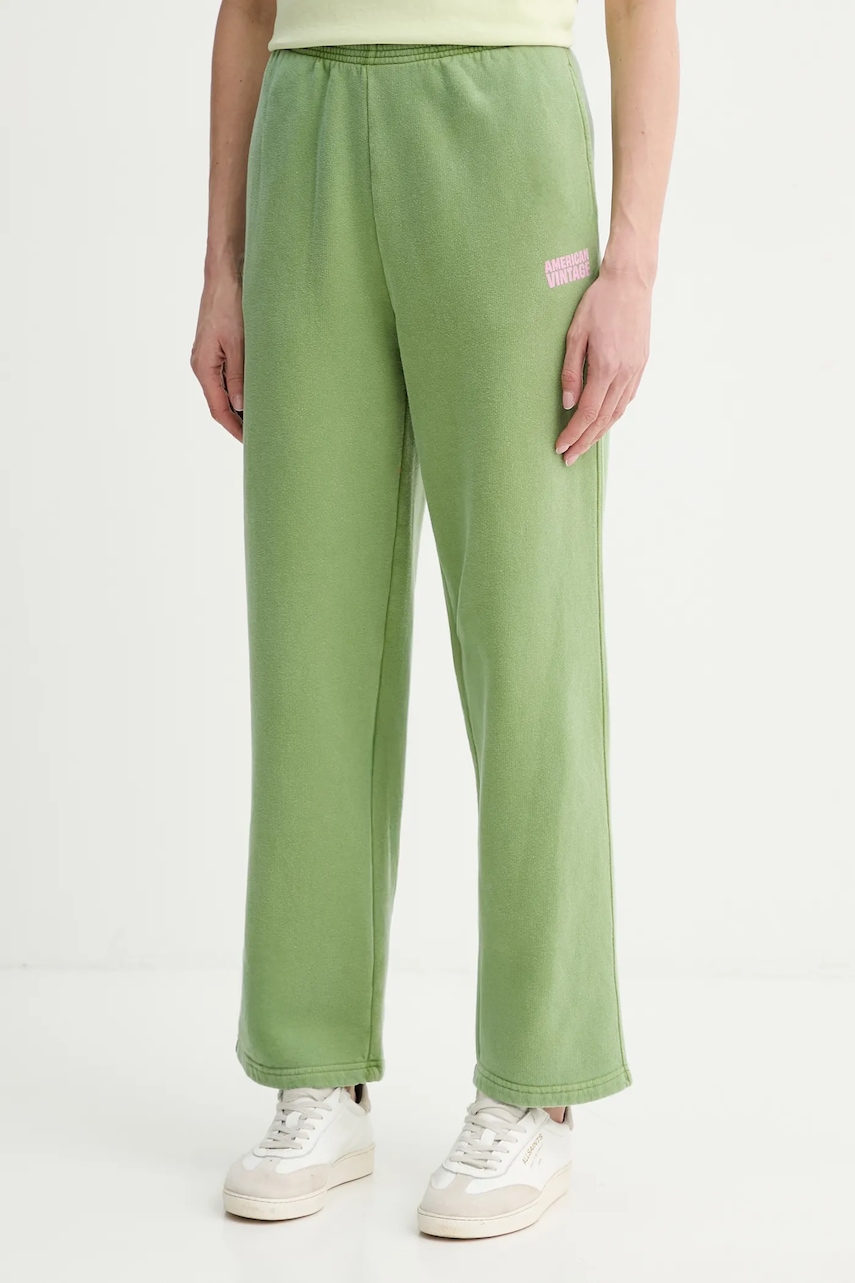 American Vintage pantaloni de trening din bumbac