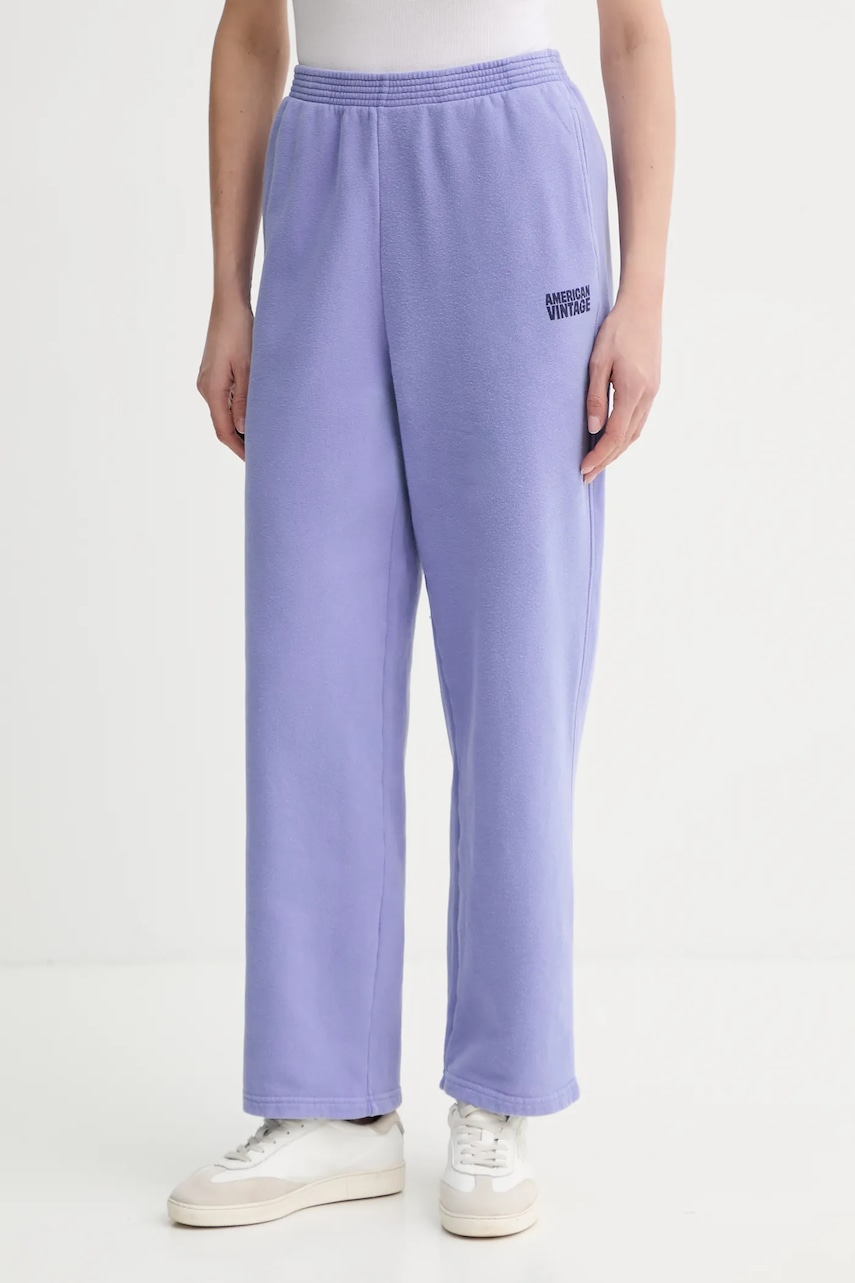 American Vintage pantaloni de trening din bumbac